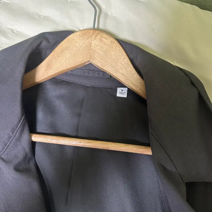 [BUNJANG] Uniqlo U Oversized Trench Coat Charcoal / [M] 유니클로U 오버사이즈 트렌치 코트 차콜
