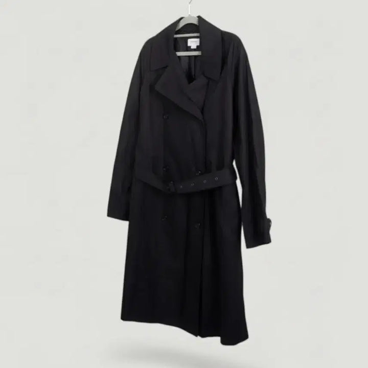 [BUNJANG] Covernat Trench Coat Black / 남성L/ 커버낫 트렌치 코트 BK / 35-21