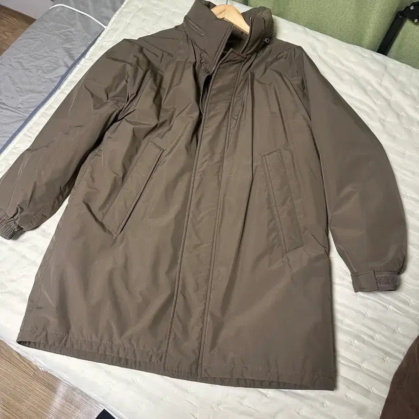 [BUNJANG] Uniqlo Padded Parka Brown / [L] 유니클로 패딩 야상 브라운