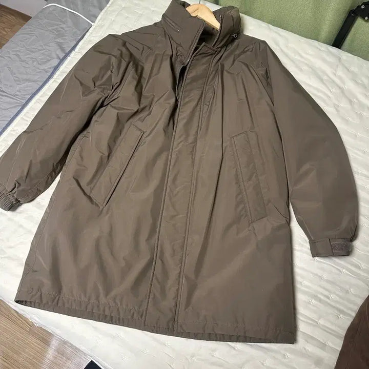 [BUNJANG] Uniqlo Padded Parka Brown / [L] 유니클로 패딩 야상 브라운