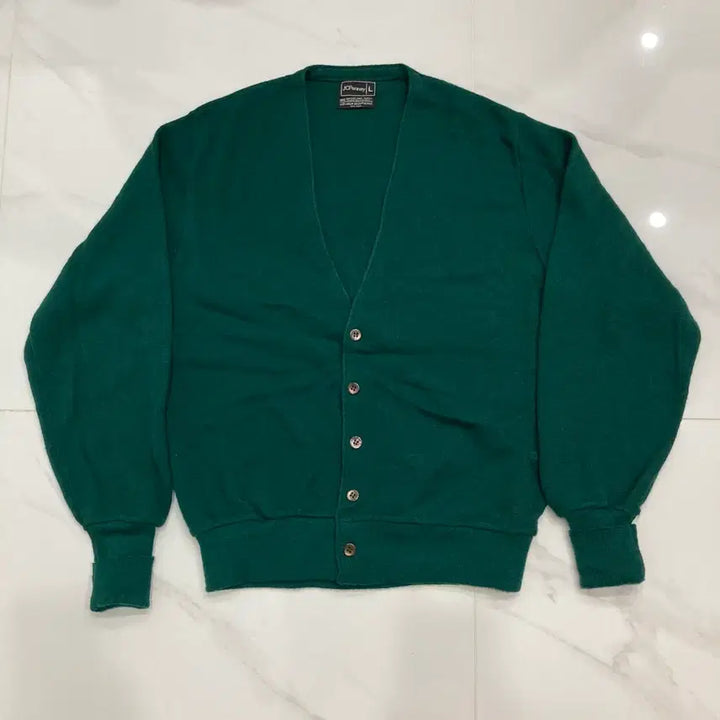 [BUNJANG] JC Penny 60s-70s Oron Acrylic Cardigan / 60-70s Jc Penny cardigan