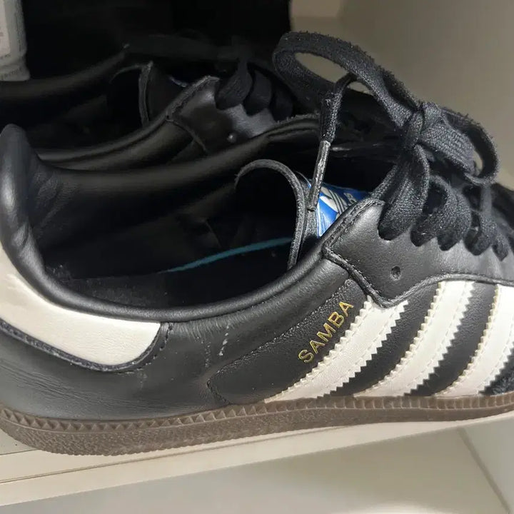 [BUNJANG] Adidas Samba OG Black White 260 Sneakers / 아디다스 삼바 OG 블랙화이트 260