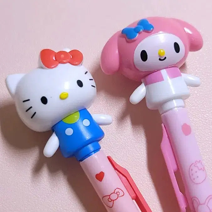 [BUNJANG] Sanrio Kitty &amp; My Melody Motion Ballpoint Pen / 키티&amp;마이멜로디 팔이 움직이는 모션볼펜