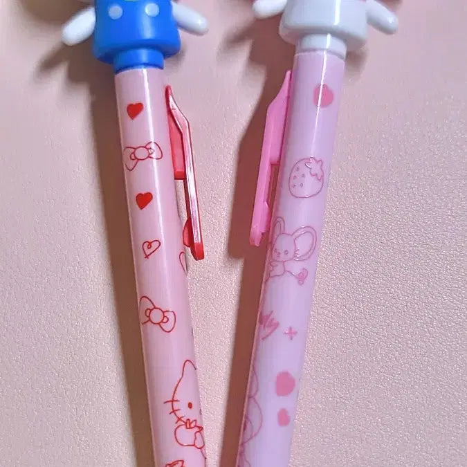 [BUNJANG] Sanrio Kitty &amp; My Melody Motion Ballpoint Pen / 키티&amp;마이멜로디 팔이 움직이는 모션볼펜
