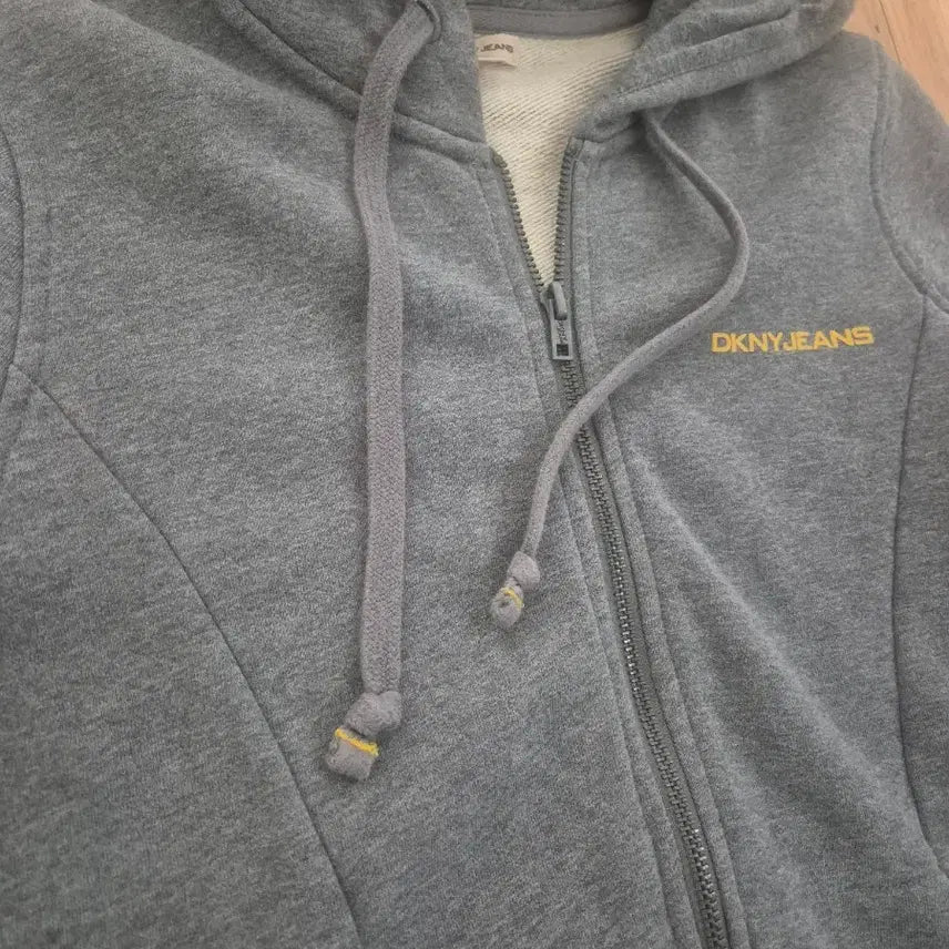 [SOLD OUT] DKNY JEANS 여성 후드집업 S 슬림핏 그레이 간절기 후드
