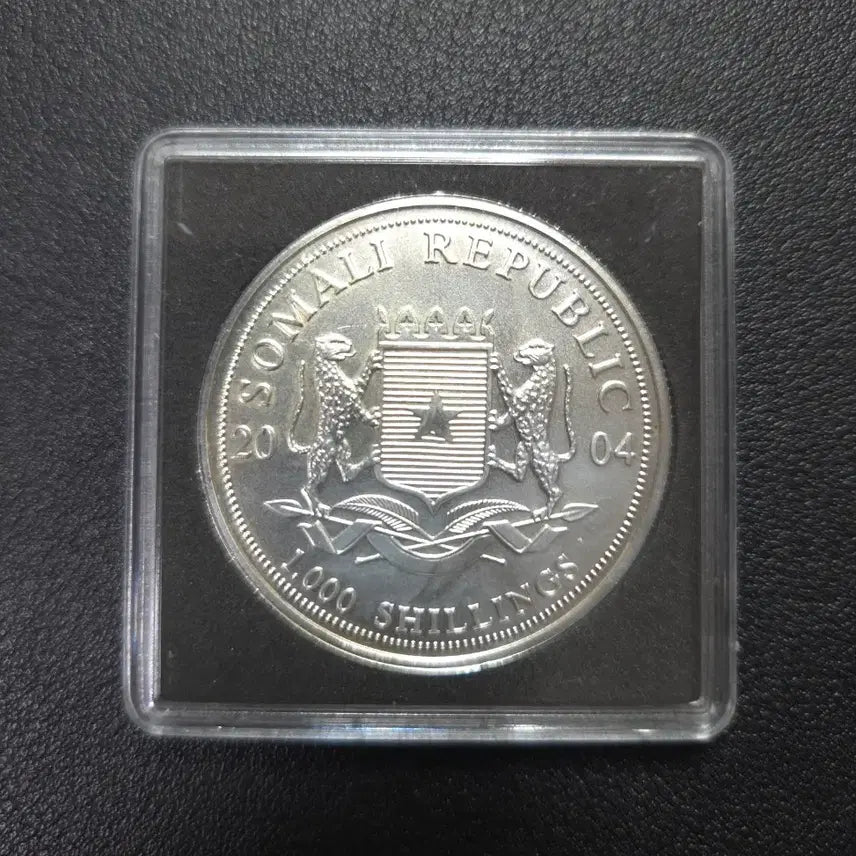 [BUNJANG] 2004 Somalia Gilded 1000 Shilling Silver Coin / 2004년 소말리아 금도금 1000실링 은화 희귀은화수집용