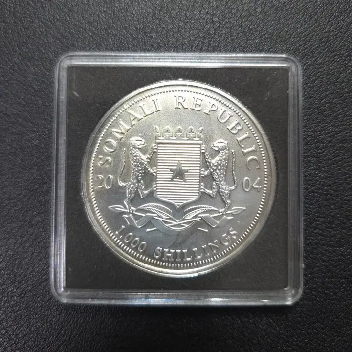 [BUNJANG] 2004 Somalia Gilded 1000 Shilling Silver Coin / 2004년 소말리아 금도금 1000실링 은화 희귀은화수집용