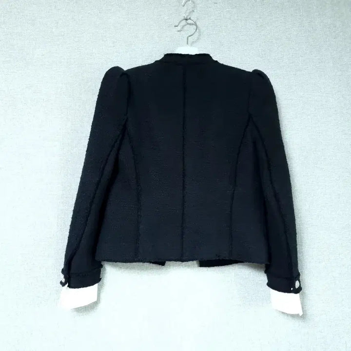 [BUNJANG] ZARA Jewel Button Black Tweed Jacket / 자라 보석단추 블랙자켓 44~55