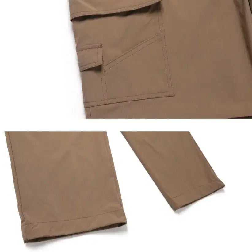 [BUNJANG] National Geographic Cargo Wide Pants Brown / 내셔널지오그래픽 카고 와이드 팬츠 새상품 브라운 32~34