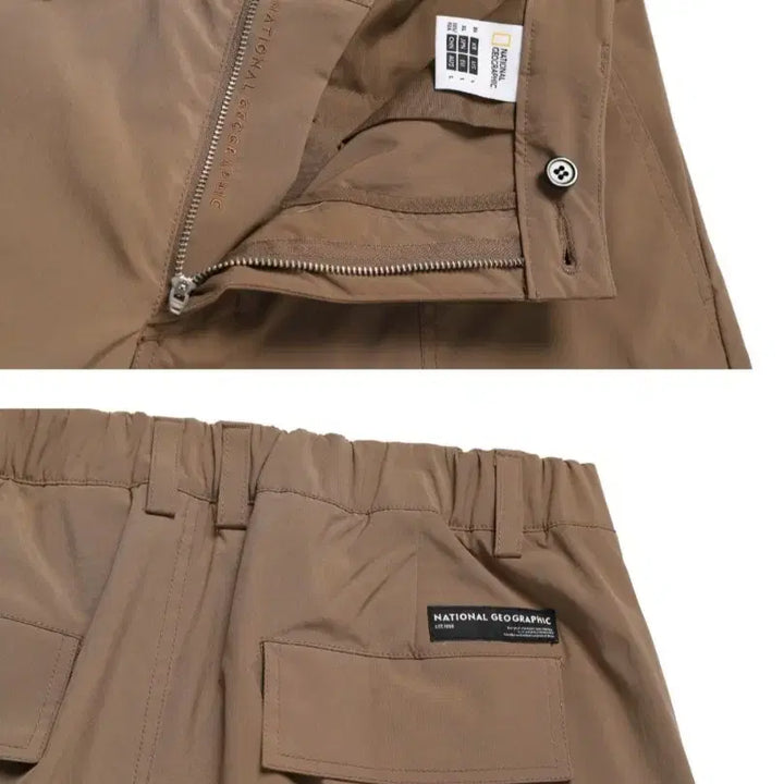 [BUNJANG] National Geographic Cargo Wide Pants Brown / 내셔널지오그래픽 카고 와이드 팬츠 새상품 브라운 32~34