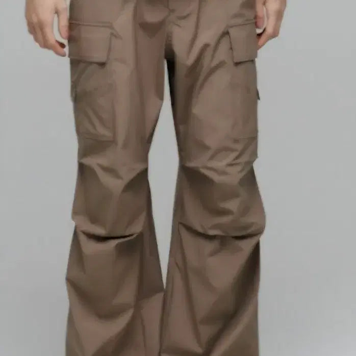 [BUNJANG] National Geographic Cargo Wide Pants Brown / 내셔널지오그래픽 카고 와이드 팬츠 새상품 브라운 32~34