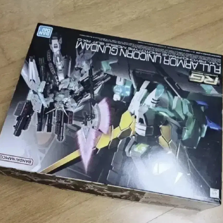 [BUNJANG] Bandai Gundam RG Full Armor Unicorn Gundam Base Plastic Model / 반다이 건담 건프라 프라모델 rg 풀아머 유니콘 건베 건담베이스