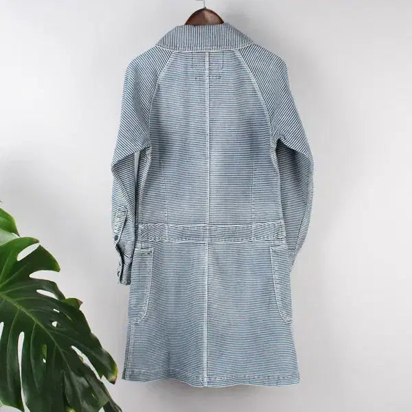 [BUNJANG] KAPITAL Hickory Denim Coat / KAPITAL  히코리 데님 코트
