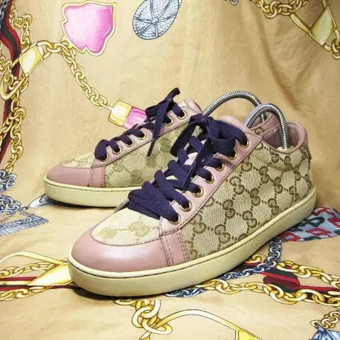 [BUNJANG] Gucci Brooklyn GG Supreme Sneakers / 이태리명품 구찌 GG 슈프림 브루클린 338883 스니커즈 240