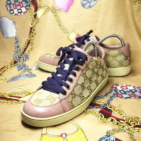 [BUNJANG] Gucci Brooklyn GG Supreme Sneakers / 이태리명품 구찌 GG 슈프림 브루클린 338883 스니커즈 240