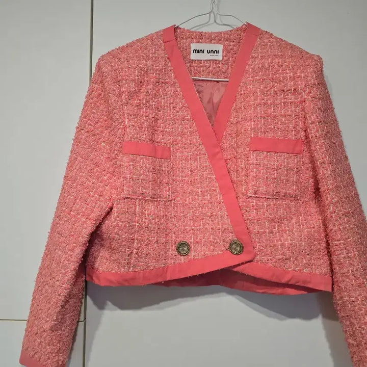 [BUNJANG] Miniuni Pink Tweed Set / 트위드 셋업 핑크