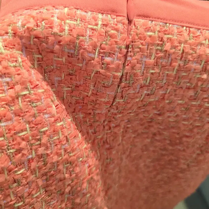 [BUNJANG] Miniuni Pink Tweed Set / 트위드 셋업 핑크