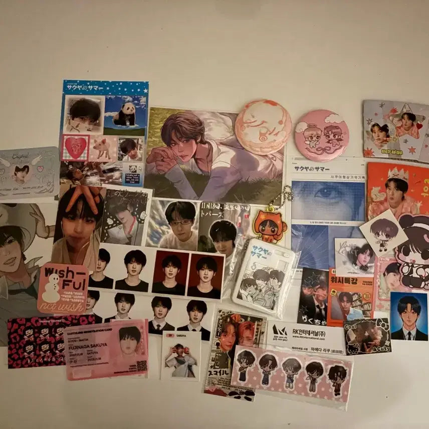 [BUNJANG] NCT WISH Sakuya Riku Cafe Goods / 엔시티위시 사쿠야 리쿠 생카 비공굿