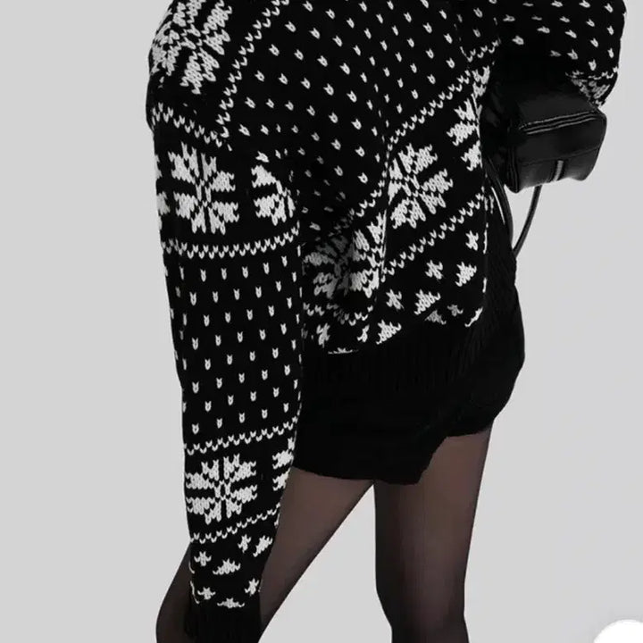 [BUNJANG] Autumn Jacquard Zip-Up Cardigan / 어텀 자가드집업가디건