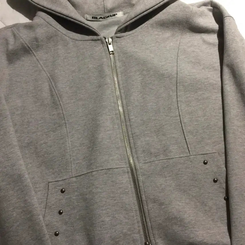 [BUNJANG] BlackUp Two-Way Hooded Zip-Up Jacket / 블랙업 투웨이 후드집업