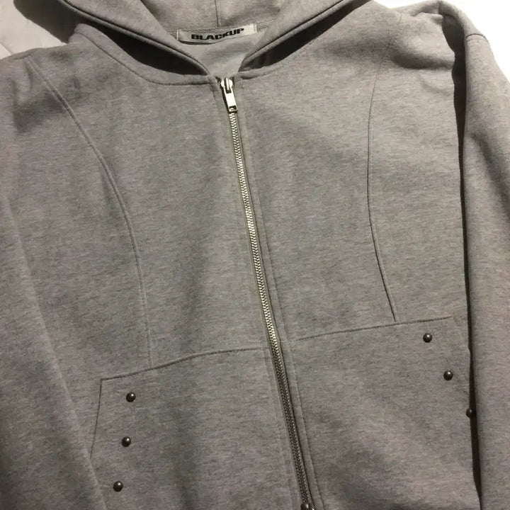 [BUNJANG] BlackUp Two-Way Hooded Zip-Up Jacket / 블랙업 투웨이 후드집업