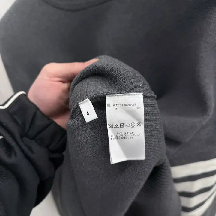 [SOLD OUT] [4] 톰브라운 밀라노스티치 니트 그레이