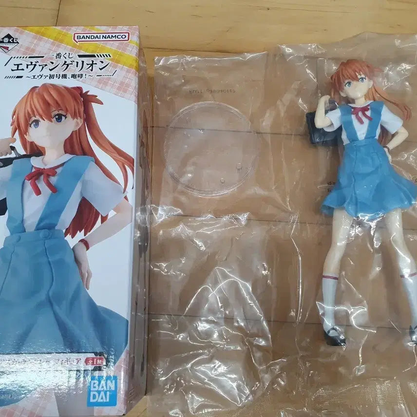 [BUNJANG] Bandai Evangelion Asuka Figure Uniform Ver. B Prize / 반다이 에반게리온 아스카 피규어 제일복권 b상 교복