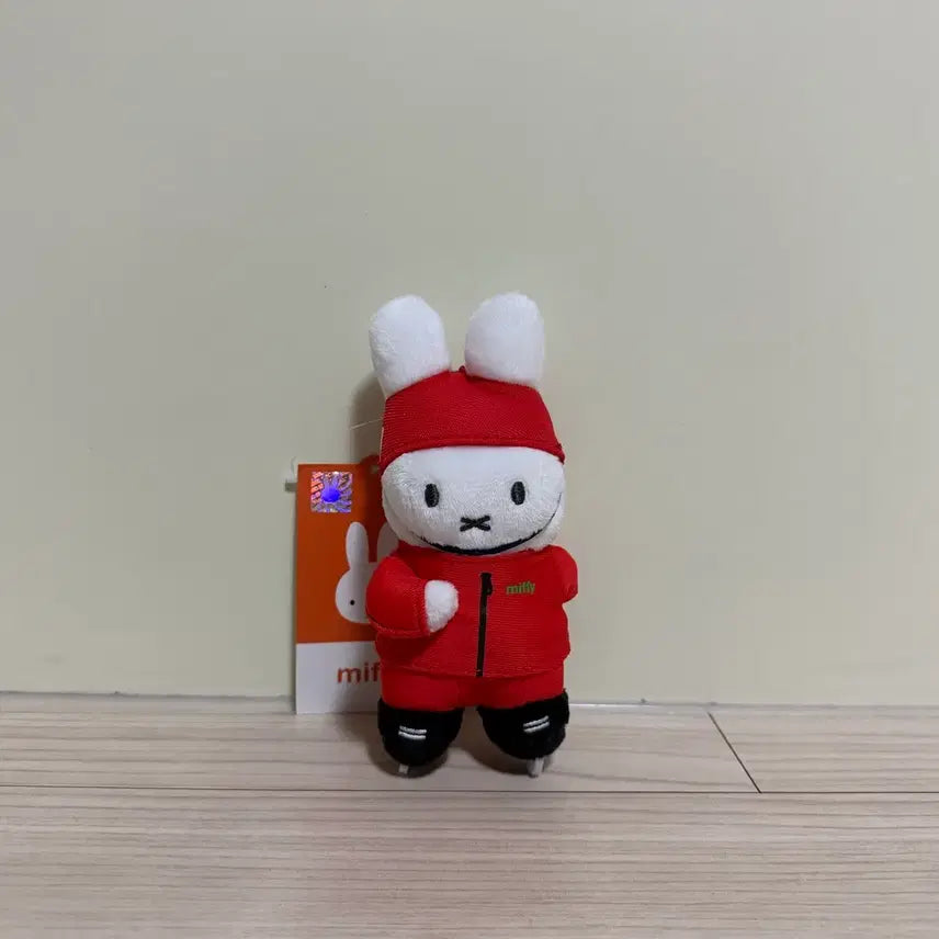 [BUNJANG] Miffy Short Track Uniform Mascot Keyring / 미피 쇼트트랙 인형 키링