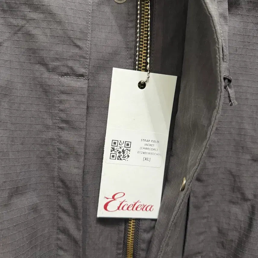 [BUNJANG] ETCE Field Jacket Charcoal XL / [XL] ETCE 이티씨이 스트랩 필드 자켓 차콜