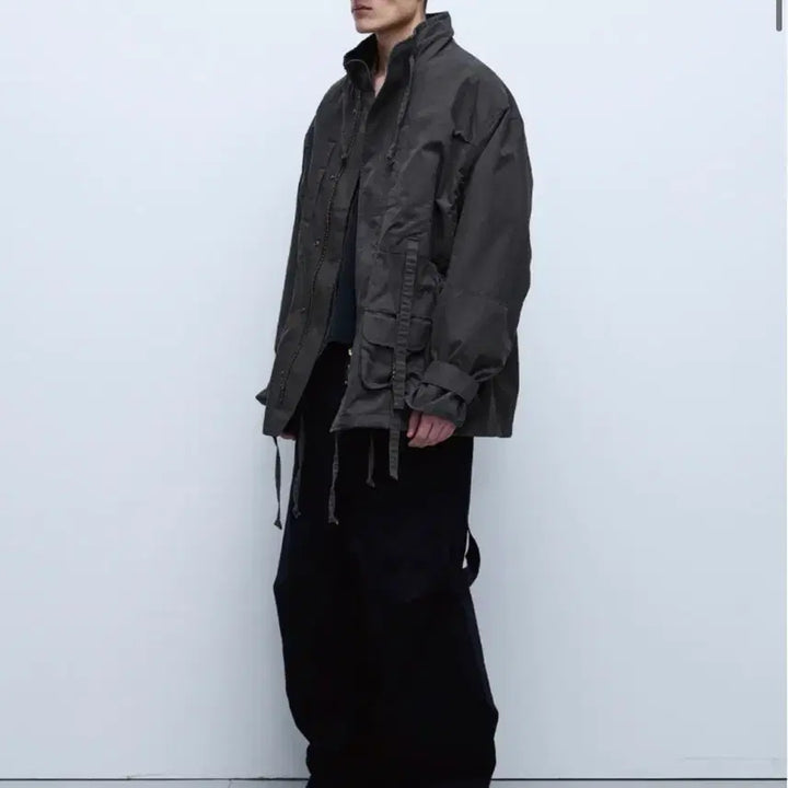 [BUNJANG] ETCE Field Jacket Charcoal XL / [XL] ETCE 이티씨이 스트랩 필드 자켓 차콜
