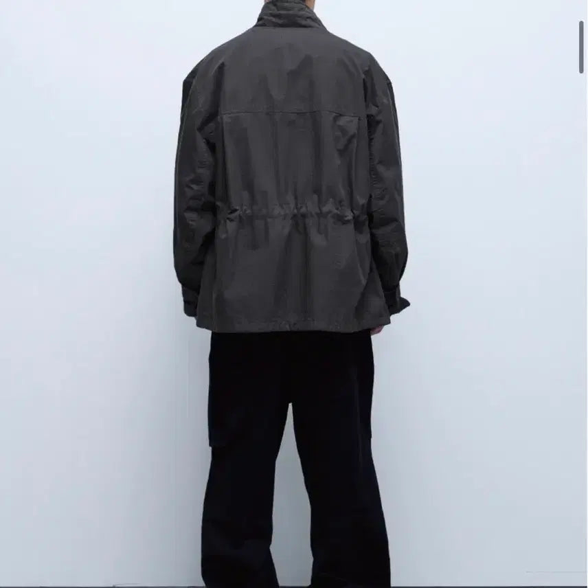 [BUNJANG] ETCE Field Jacket Charcoal XL / [XL] ETCE 이티씨이 스트랩 필드 자켓 차콜