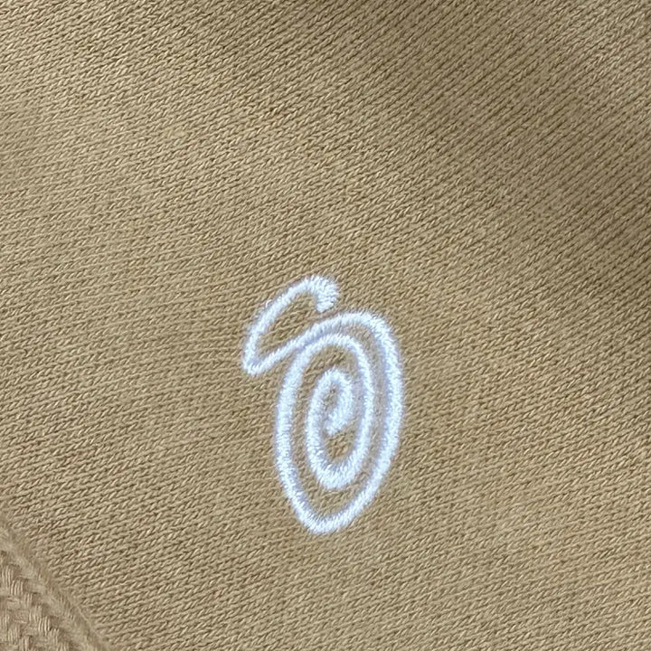 [BUNJANG] Stussy Small Logo Mustard Hoodie / 스투시 스몰로고 머스타드 후드티