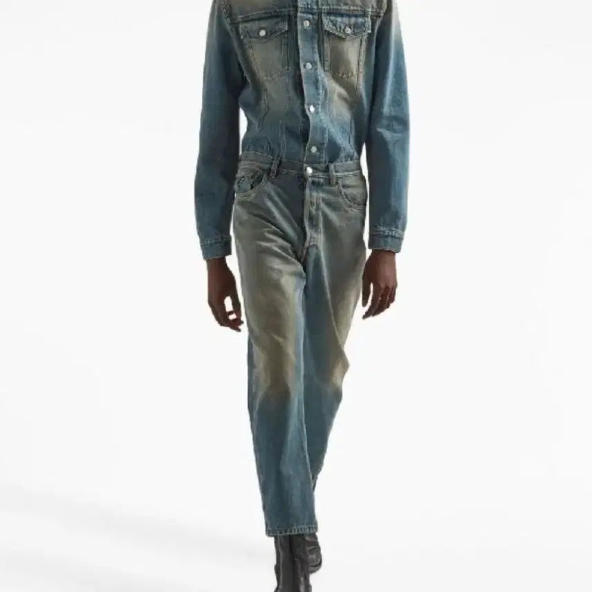 [BUNJANG] Prada Triangle Logo Used Denim Pants / 프라다 삼각로고 유즈드 데님팬츠