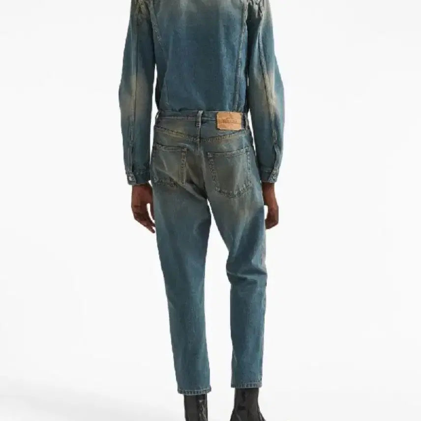 [BUNJANG] Prada Triangle Logo Used Denim Pants / 프라다 삼각로고 유즈드 데님팬츠