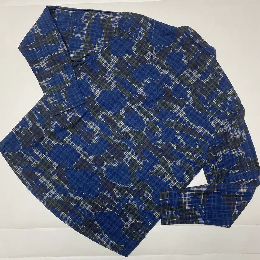[BUNJANG] Carhartt WIP Poster Blue Camo Shirt / 칼하트 WIP 포스터 블루 카모 셔츠