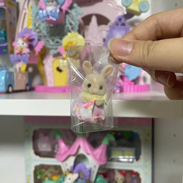 [BUNJANG] Sylvanian Families Milk Rabbit Newborn Panda Outfit / 실바니안 밀크토끼 신생아