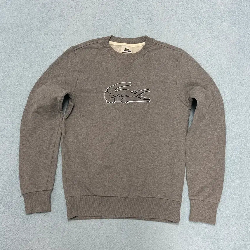 [BUNJANG] Lacoste Big Logo Sweatshirt / 라코스테 빅로고 맨투맨