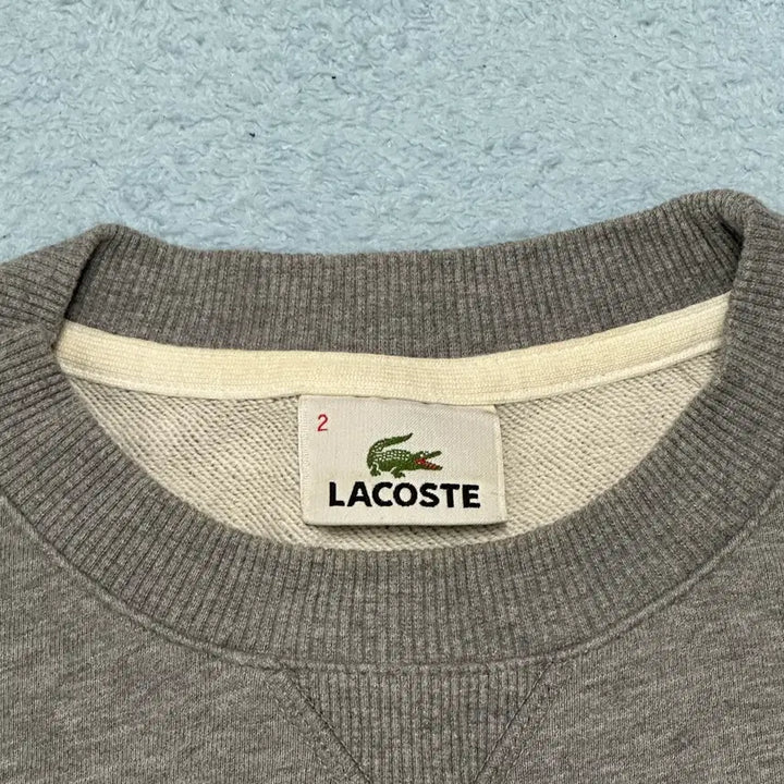 [BUNJANG] Lacoste Big Logo Sweatshirt / 라코스테 빅로고 맨투맨