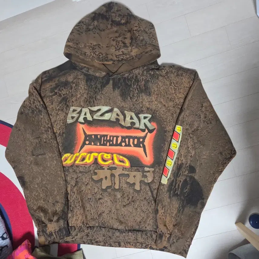 [BUNJANG] Travis Scott Cactus Jack x CPFM Bazaar Hoodie Brown 2XL / [2XL] 트래비스 스캇 캑터스잭 x CPFM 바자 후드 브라운