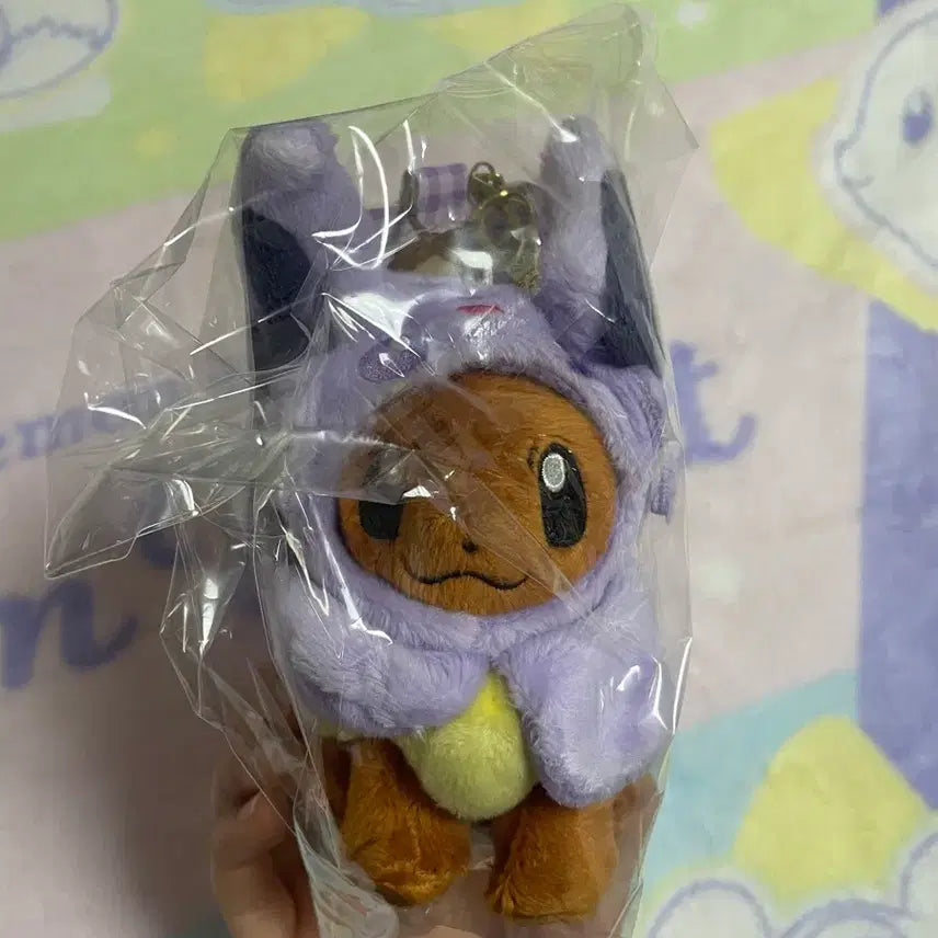 [BUNJANG] Pokemon Eevee Sylveon Poncho Mascot Plush / 포켓몬스터 이브이 에브이 판쵸 마스코트 인형