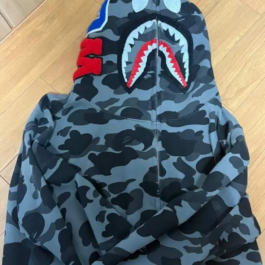 [BUNJANG] BAPE Full Zip Hoodie M / 베이프 후드집업