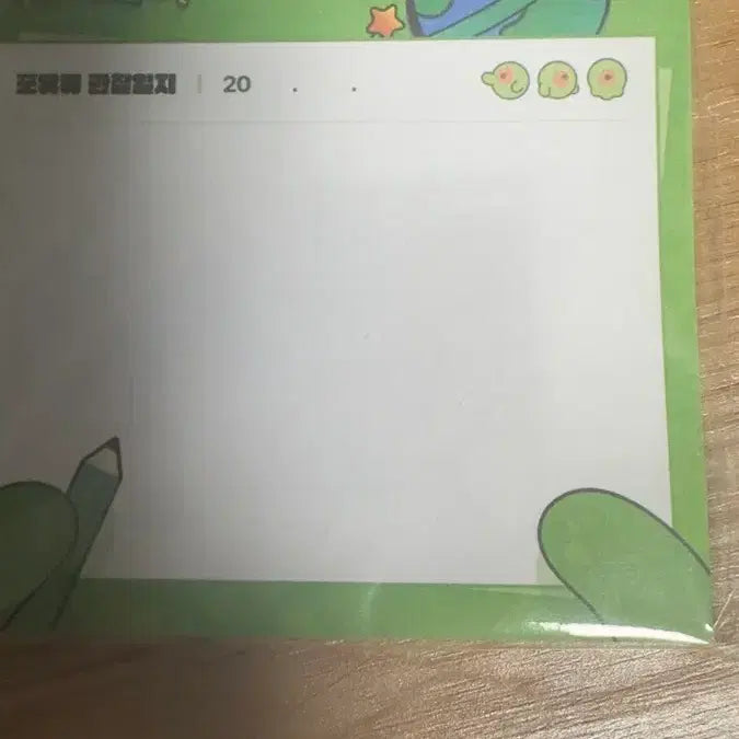 [BUNJANG] Lee Chae Heon Memo Pad / 이착헌 온리전 떡메모지