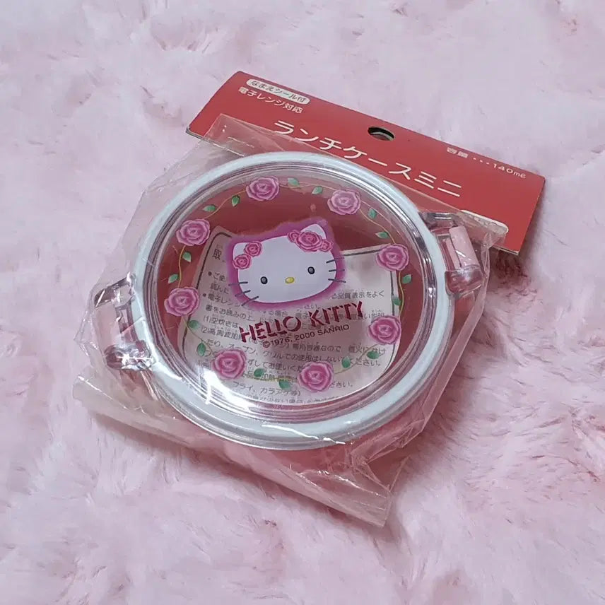 [SOLD OUT] 산리오 고전 헬로키티 장미 로즈 도시락 보관함