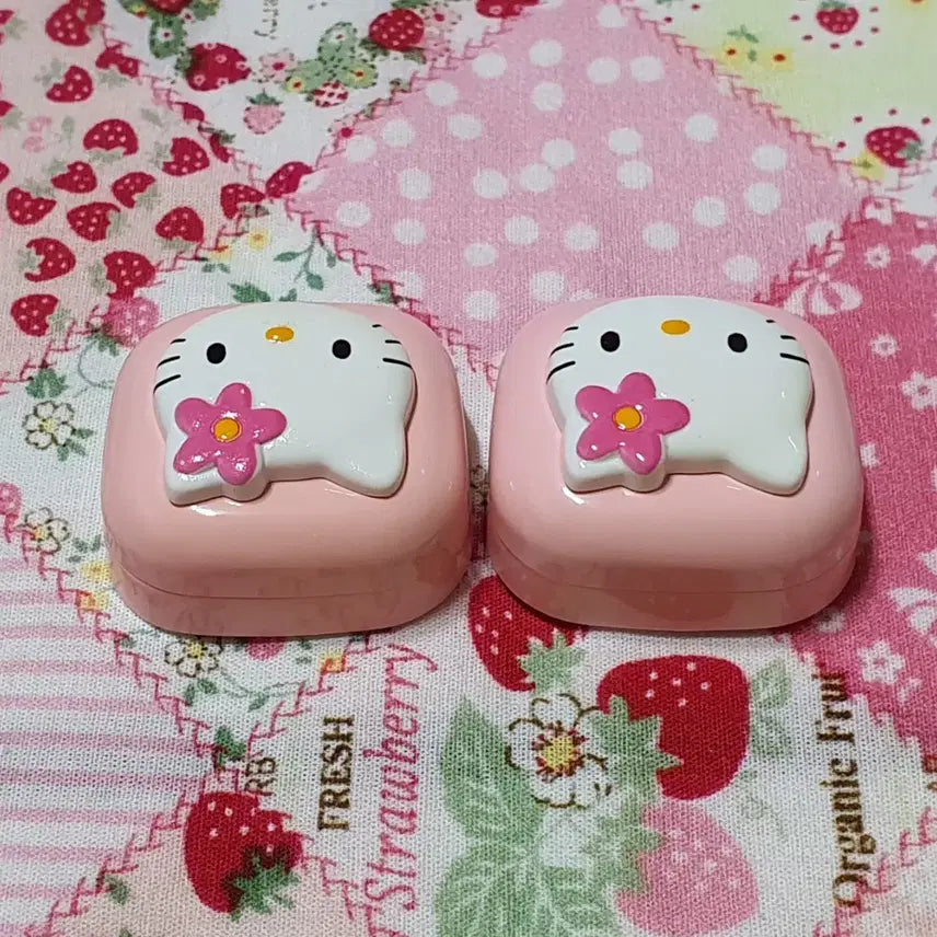 [BUNJANG] Vintage Kitty Kaohana Clip Bundle Set / 고전 키티 카오하나 클립 2개 일괄