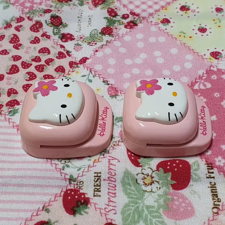 [BUNJANG] Vintage Kitty Kaohana Clip Bundle Set / 고전 키티 카오하나 클립 2개 일괄