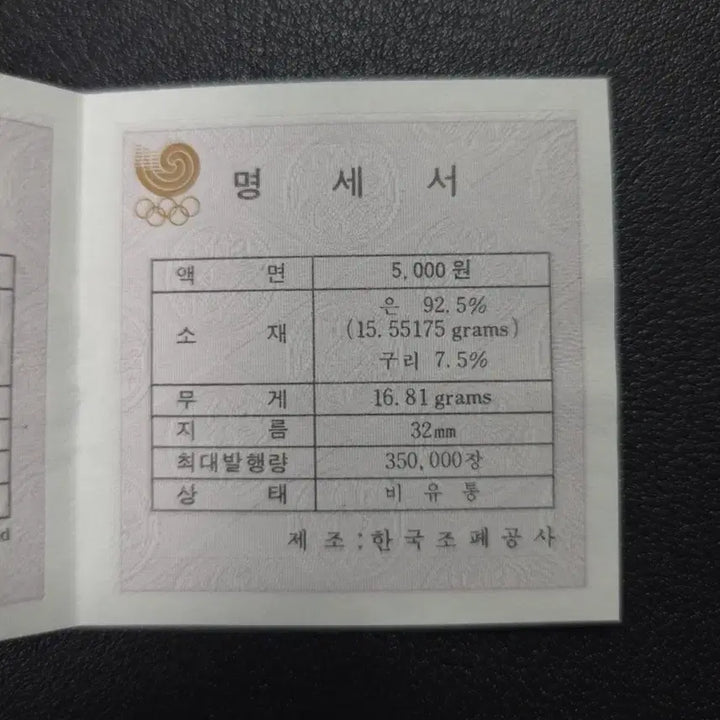 [BUNJANG] Seoul 88 Olympics Spinning Top Silver Coin / 제24회 서울88올림픽 팽이도안 은화 희귀은화수집용