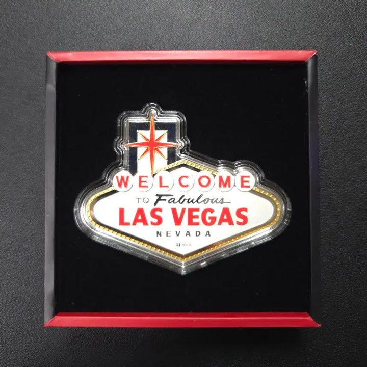 [BUNJANG] Spectus Mint Las Vegas Proof Colorized Silver Coin Limited Edition / 777개한정판 스펙터스 민트사 라스베가스 프루프 색채은화 희귀은화수집용