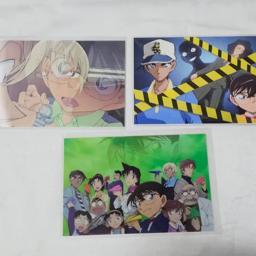 [BUNJANG] Detective Conan Wadiz Lenticular Postcard Bundle Set / 명탐정코난 와디즈 펀딩 렌티큘러 엽서 4종 개봉품 판매