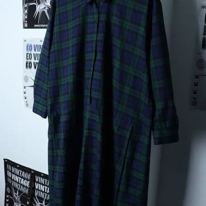 [BUNJANG] Studio Tomboy Check Color Mix Dress / W(F) 스튜디오 톰보이 드레스 원피스 셔츠 체크 컬러믹스-17700