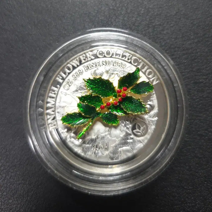 [BUNJANG] 2025 Enamel Flower Collection 3D Limited Edition Proof Silver Coin / 2025년 애나멜 플라워컬랙션 3D한정판 프루프은화 희귀은화수집용